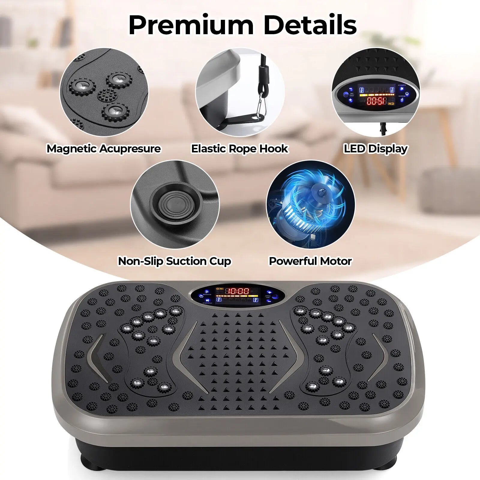 VibeFit Whole Body Vibration Plate Machine ATHLEXES