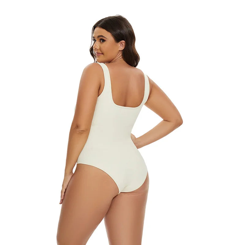 GUUDIA Ribbed Tummy Control Shaping Jumpsuit ATHLEXES