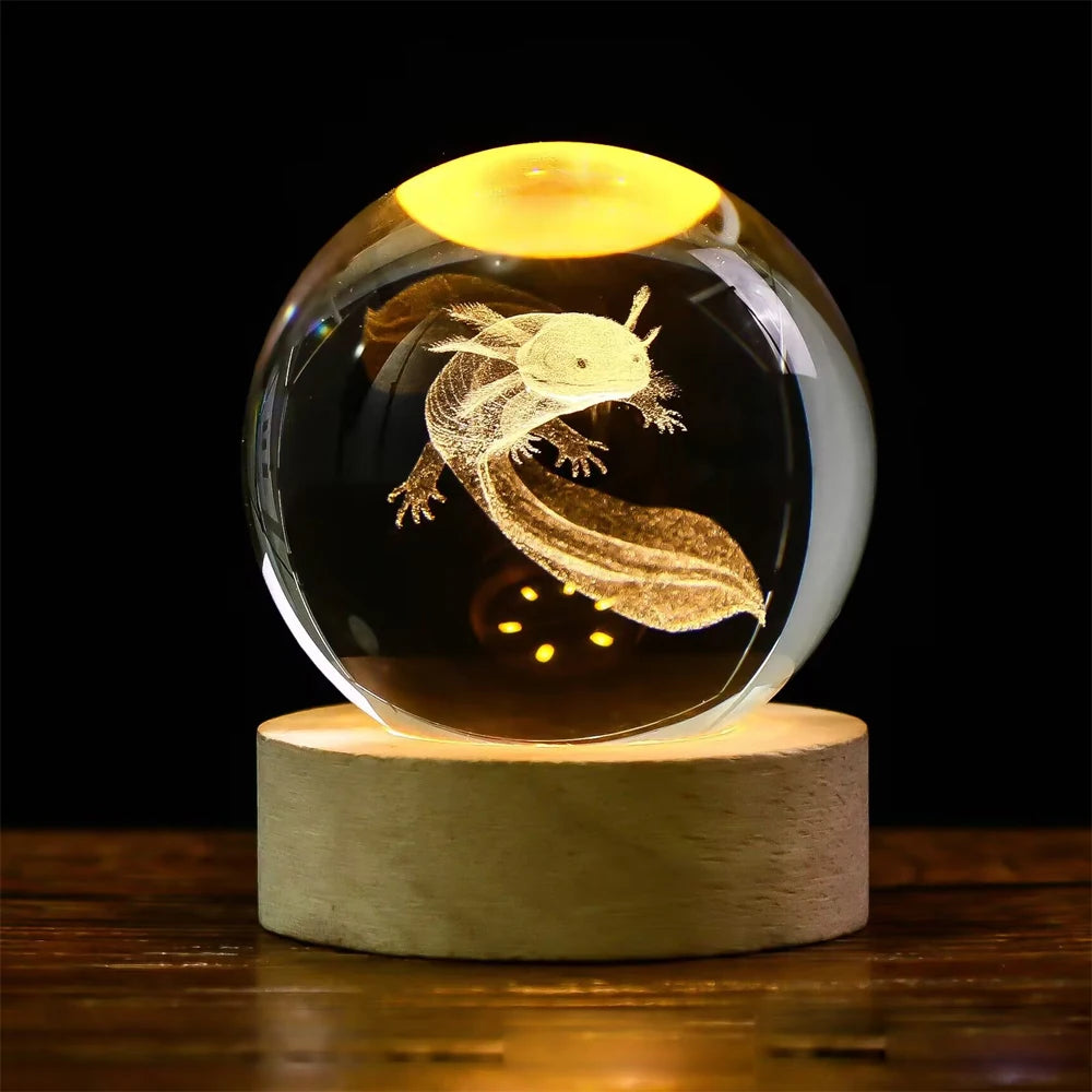 Astronaut 3D Crystal Planet Night Light Gift ATHLEXES