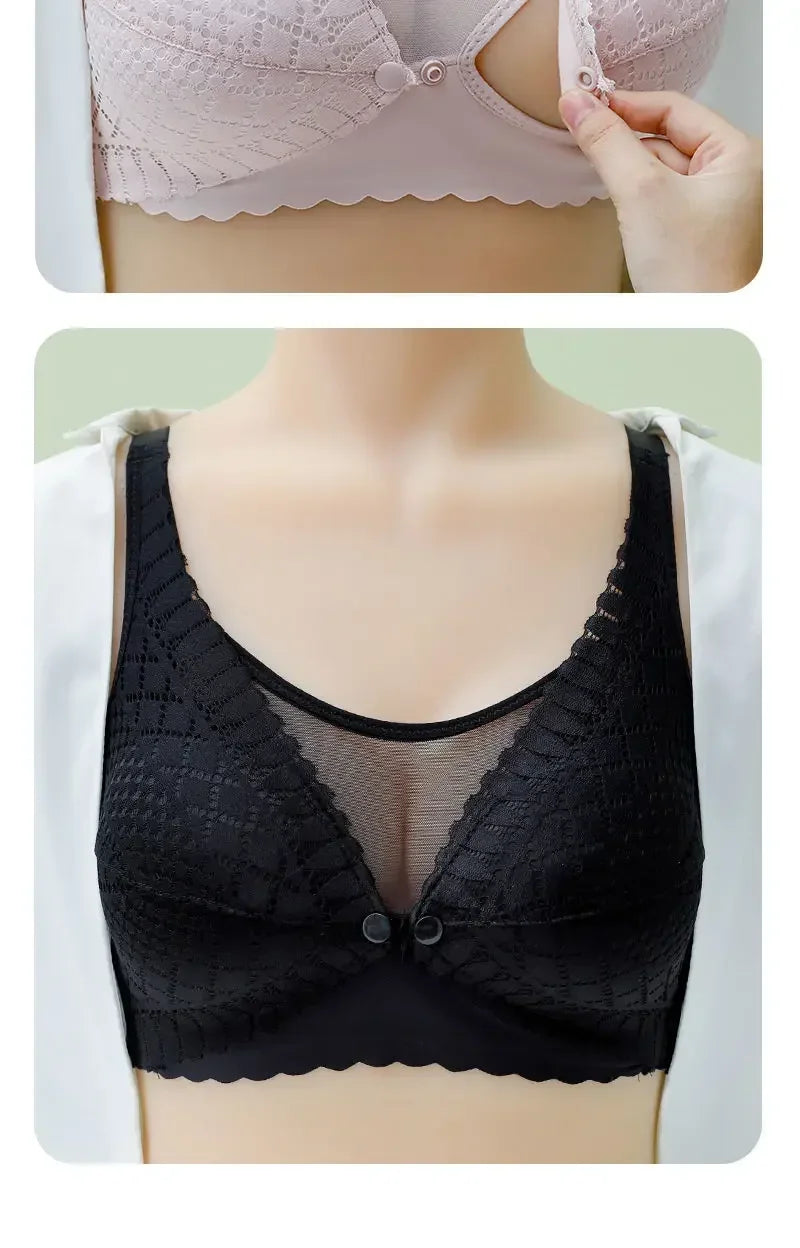 ComfortFit Front Button Maternity Nursing Bra ATHLEXES