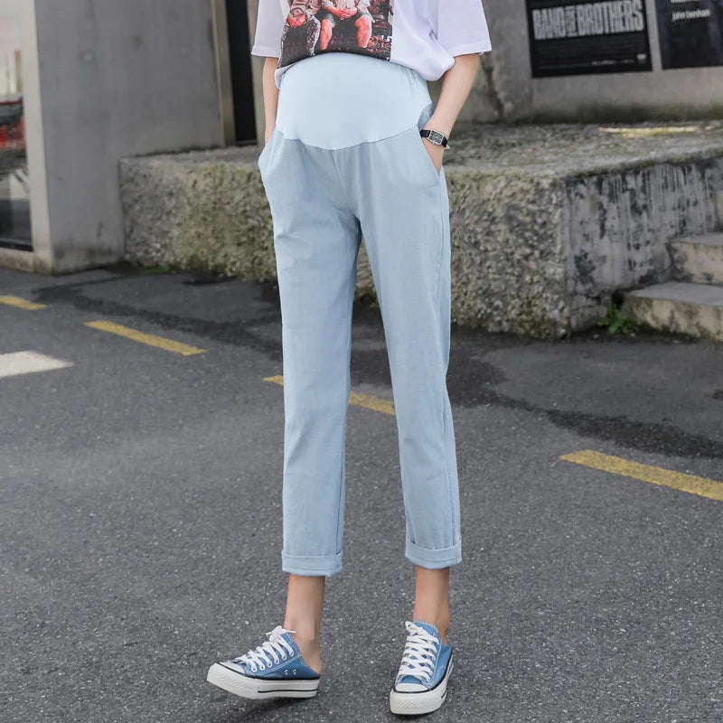 2025 Summer Maternity Loose Fit Casual Trousers ATHLEXES