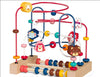 Montessori Wooden Roller Coaster Bead Maze for Toddlers ATHLEXES