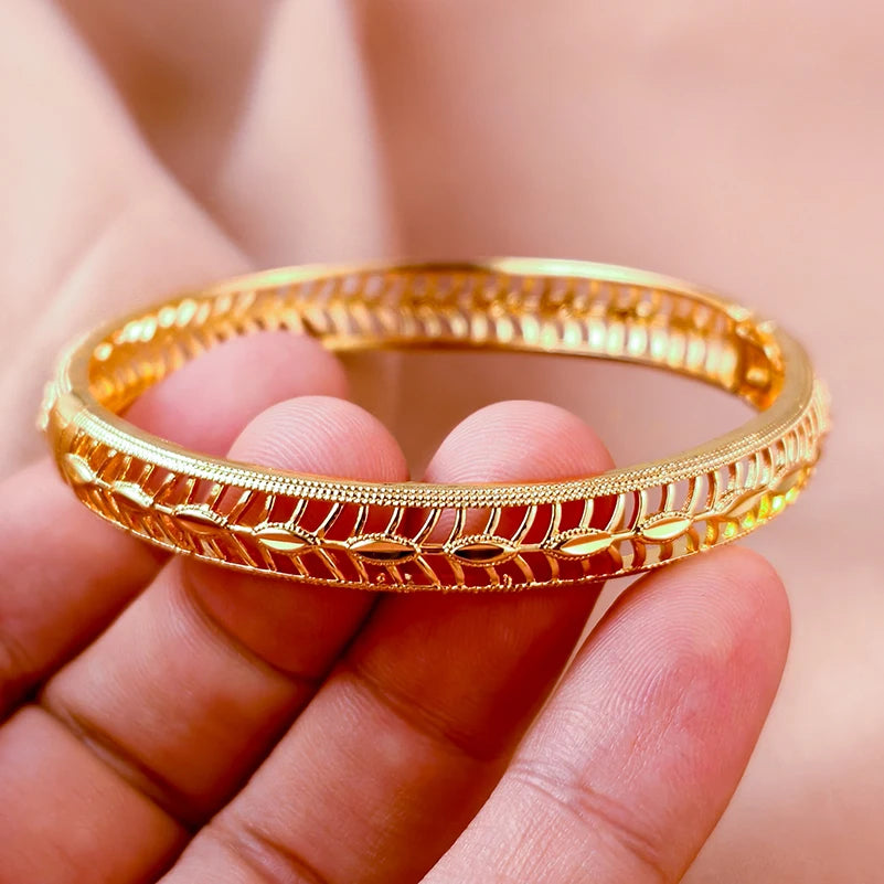 Dubai Turkish Gold Plated Bridal Bangles ATHLEXES