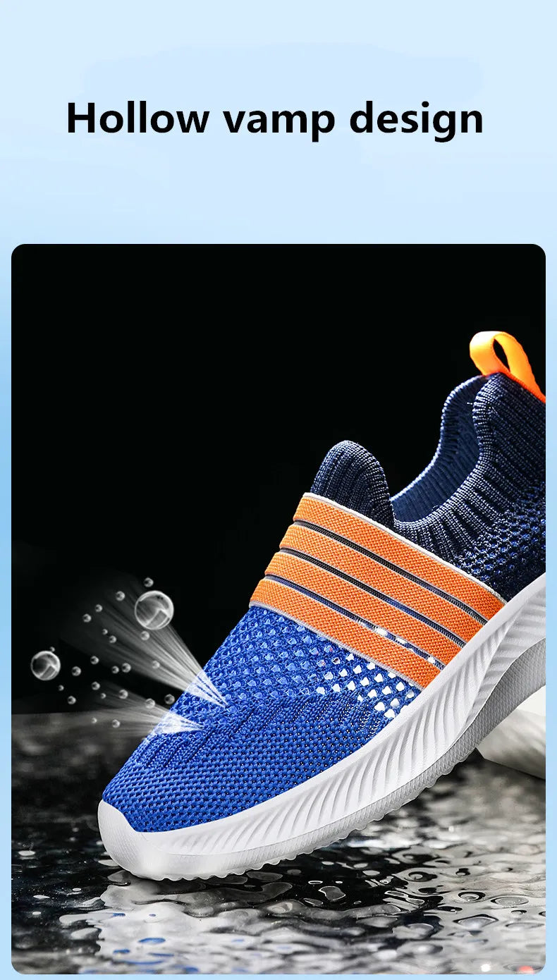 CoolBlue Kids Mesh Running Sneakers ATHLEXES
