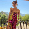 Chic Summer Backless Pleated Dress ATHLEXES