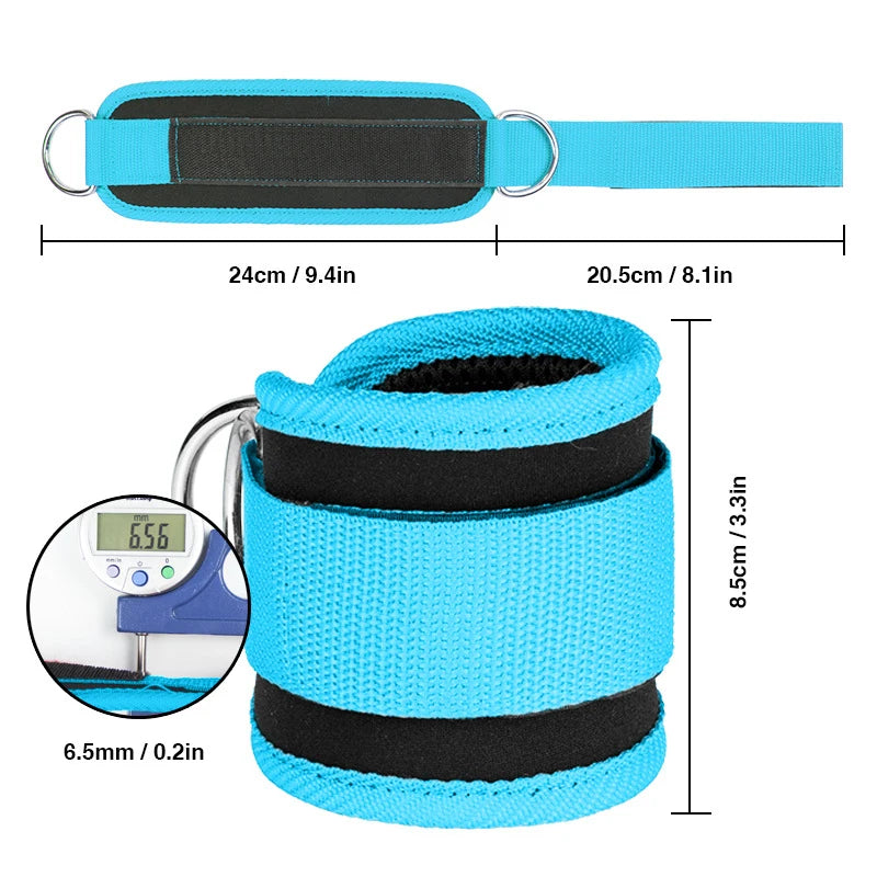 Premium Cable Ankle Straps for Strength Training ATHLEXES