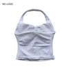 Impact Halter Backless Gym Top for Women ATHLEXES
