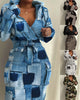 Plaid Hoodie Dress with Drawstring Detail ATHLEXES