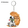 Heartfelt Dog Angel Pendant Keychain ATHLEXES