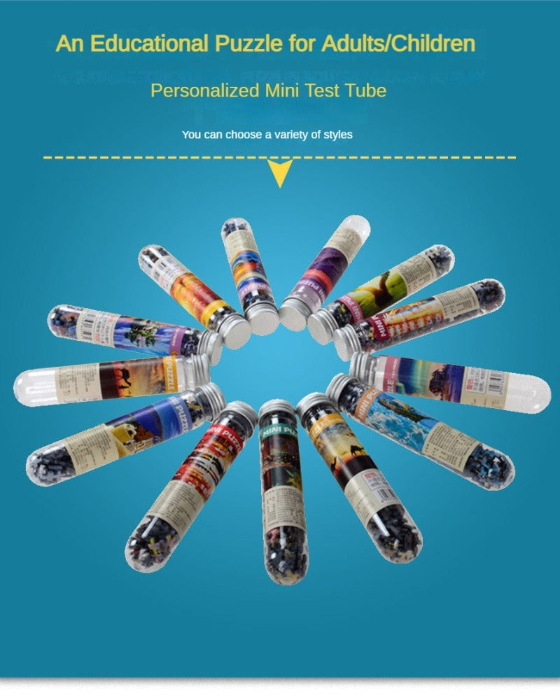 Wolf Pack 150PCS Mini Jigsaw Puzzle in Test Tube ATHLEXES