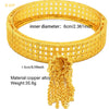 XUHUANG Dubai Gold Bangles with Tassel Pendant ATHLEXES