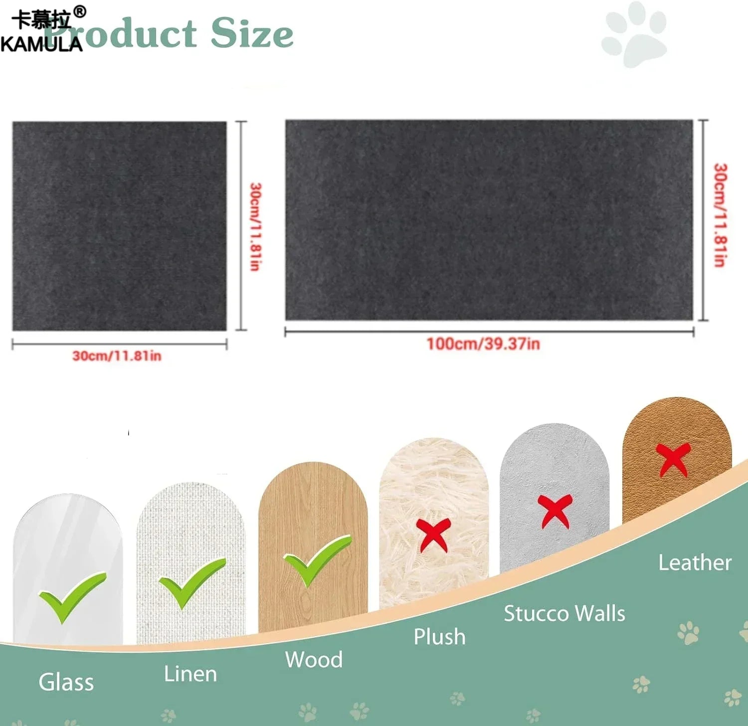 PawGuard Trimmable Cat Scratch Mat ATHLEXES