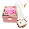 Eternal Rose Heart Necklace Gift Box Set ATHLEXES