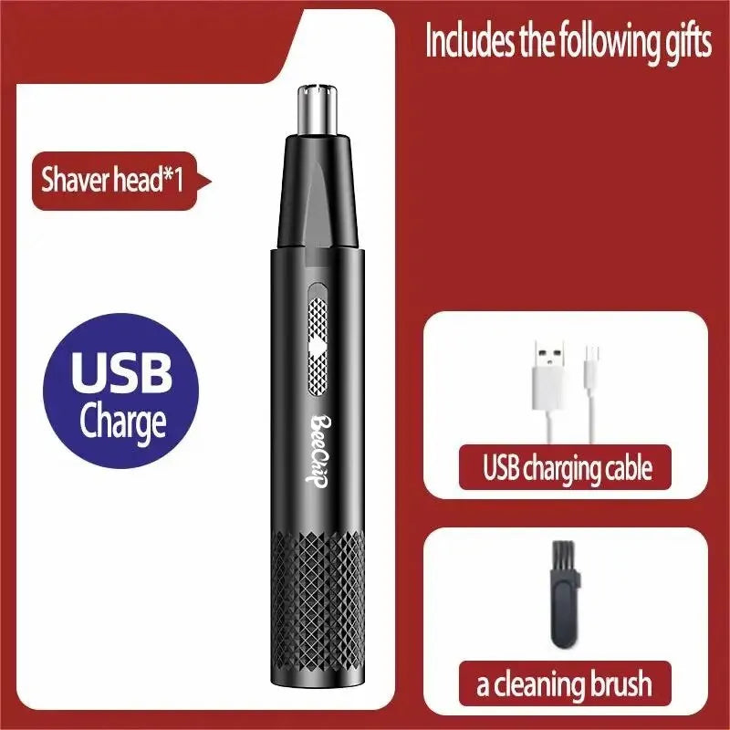 BeeChip USB Rechargeable Nose Hair Trimmer ATHLEXES