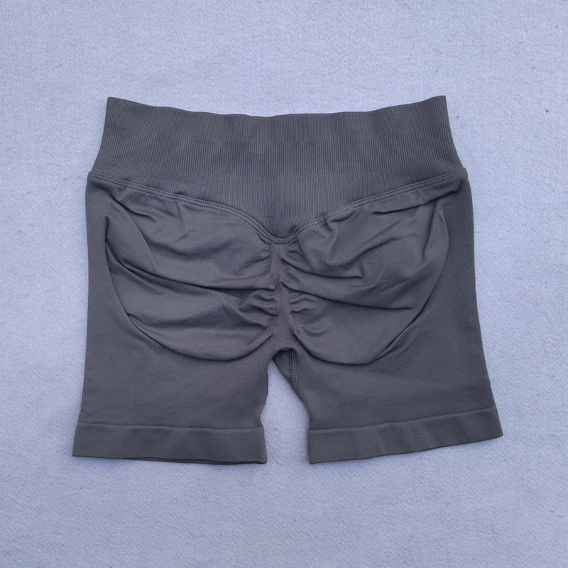 Seamless Flex Ribbed Yoga Shorts for Women ATHLEXES