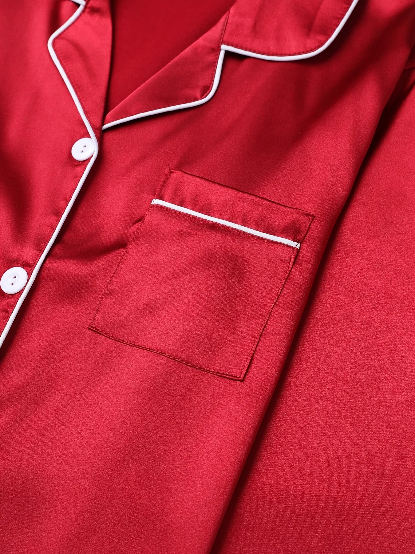 Solid Long Sleeve Pajama Set ATHLEXES