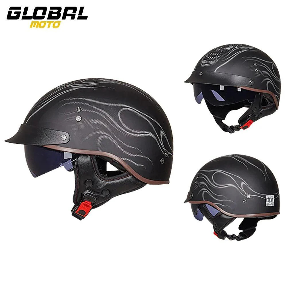 RetroGuard Half Motorcycle Helmet ATHLEXES