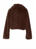Velvet Luxe Faux Fur Cardigan Jacket ATHLEXES