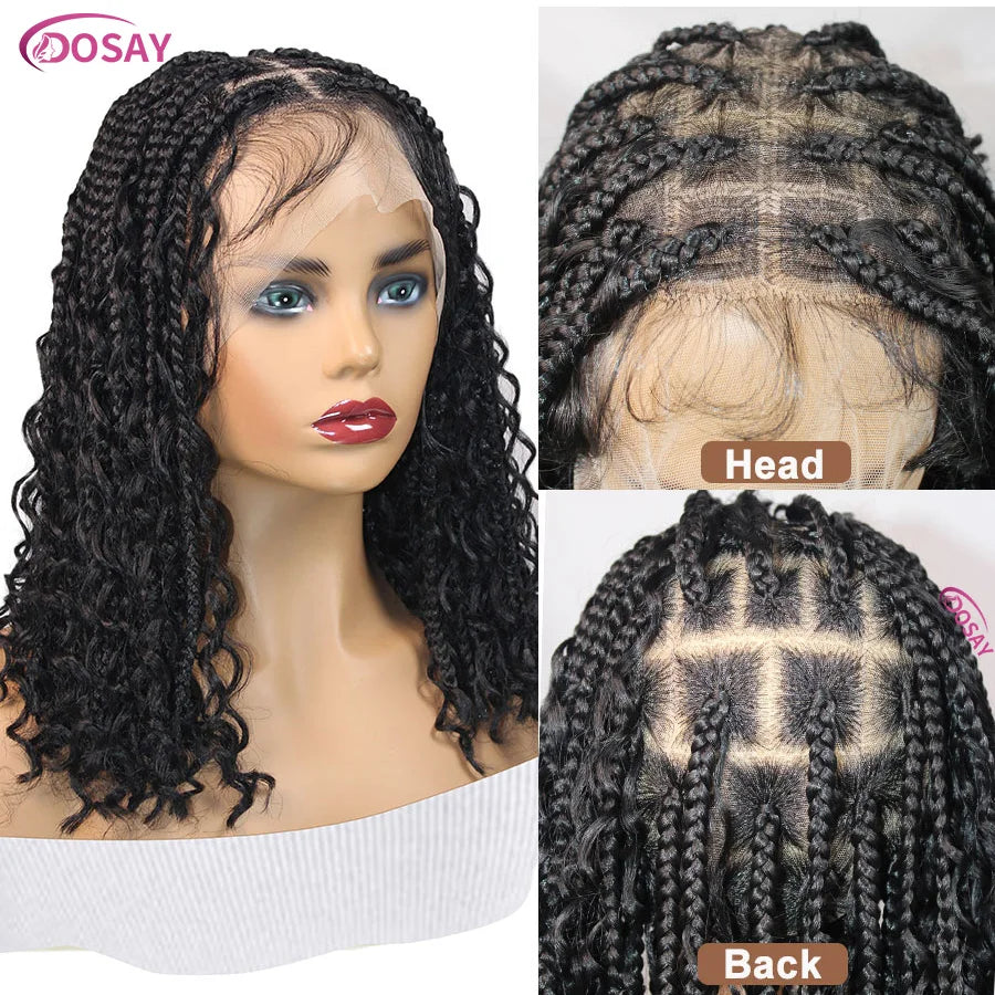 Bohemian Goddess Curly Bob Lace Front Wig ATHLEXES