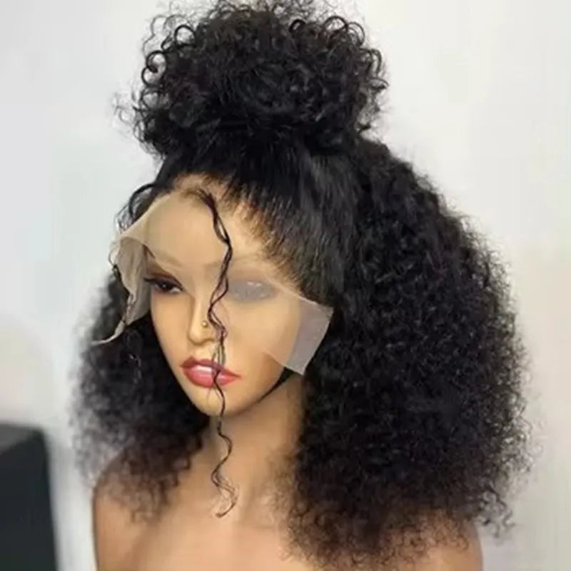 Natural Black Bob Water Wave Lace Front Wig ATHLEXES