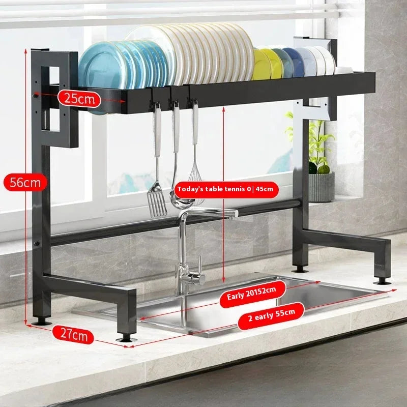 Over Sink Kitchen Dish Drying Rack ATHLEXES
