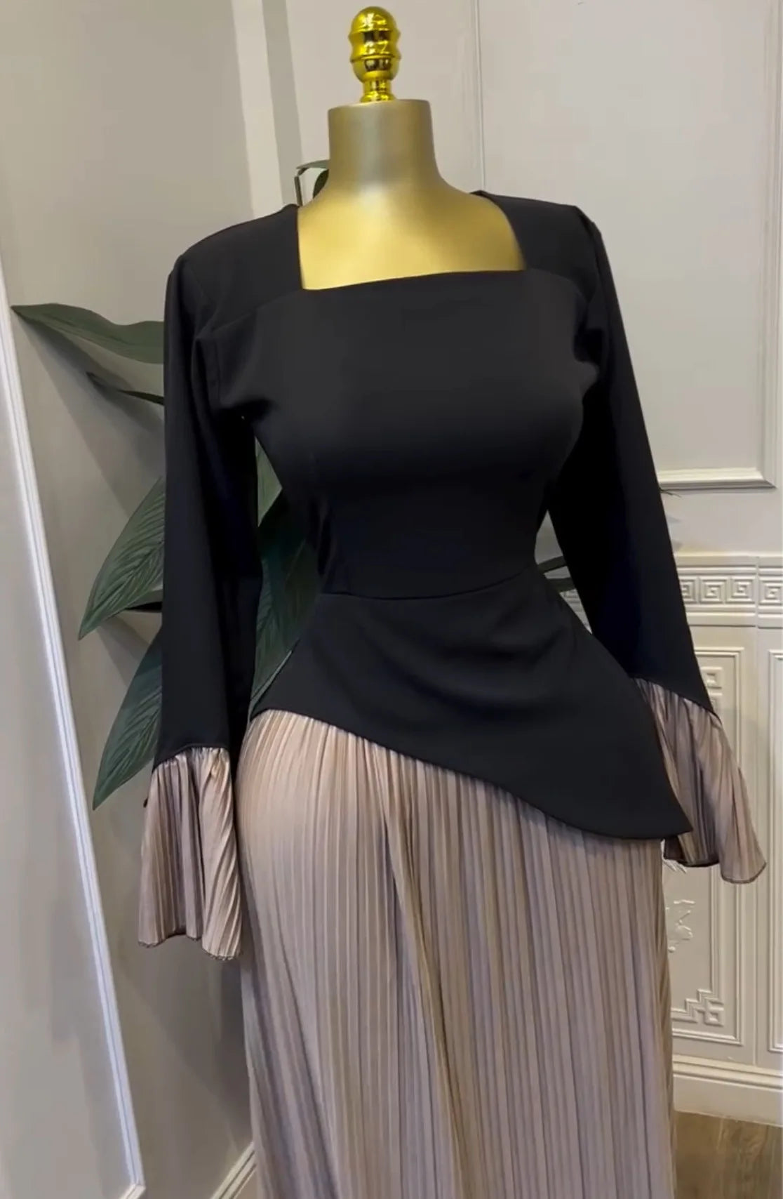 Chic Elegance Flare Maxi Dress for Women ATHLEXES