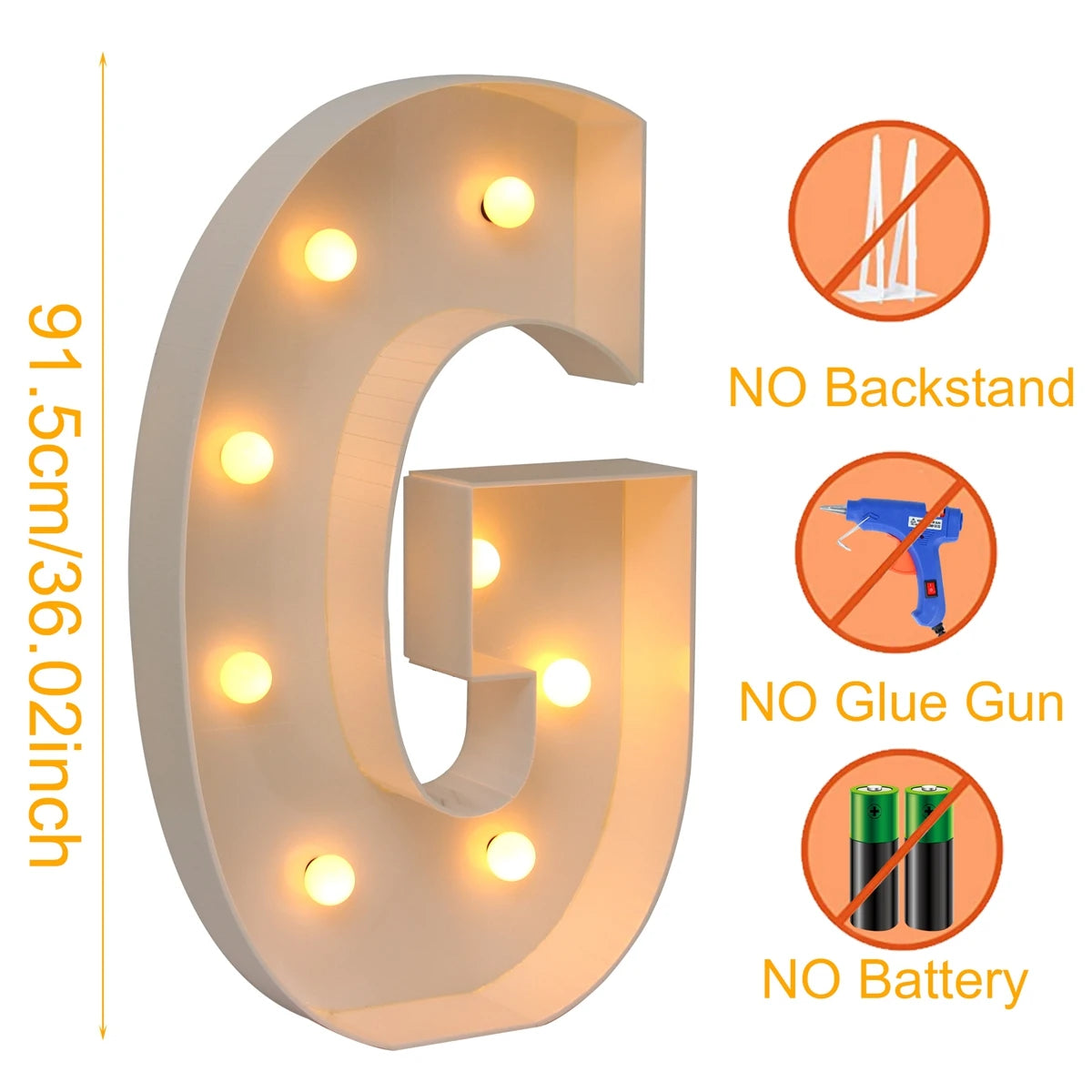 Giant LED Letter Light Box for Events & Decor ATHLEXES