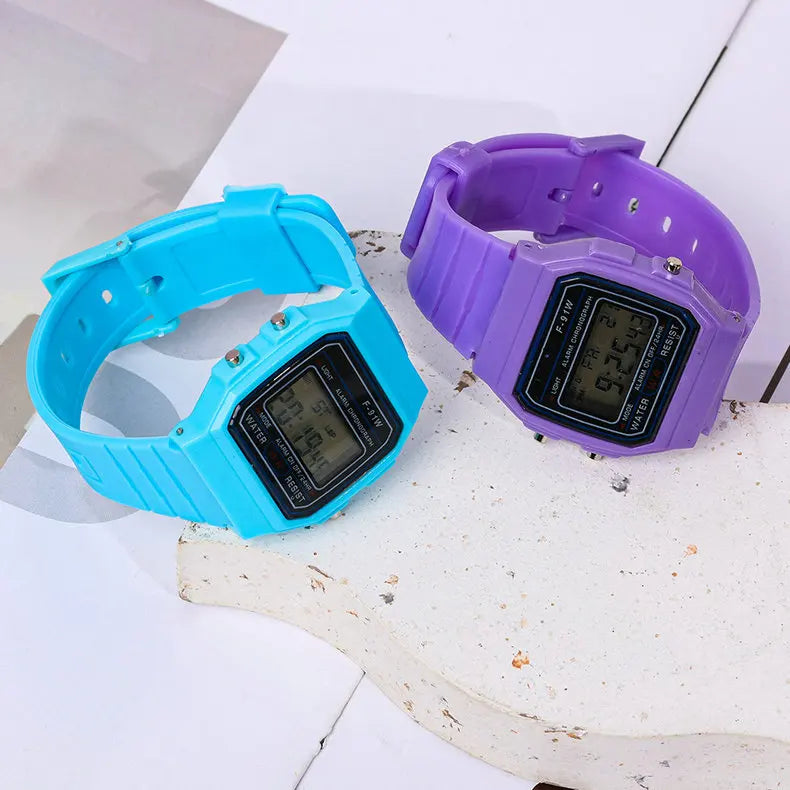 Vintage Square LED Sports Couple Watches ATHLEXES