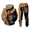 3D Lion Graphic Hoodie Tracksuit ATHLEXES