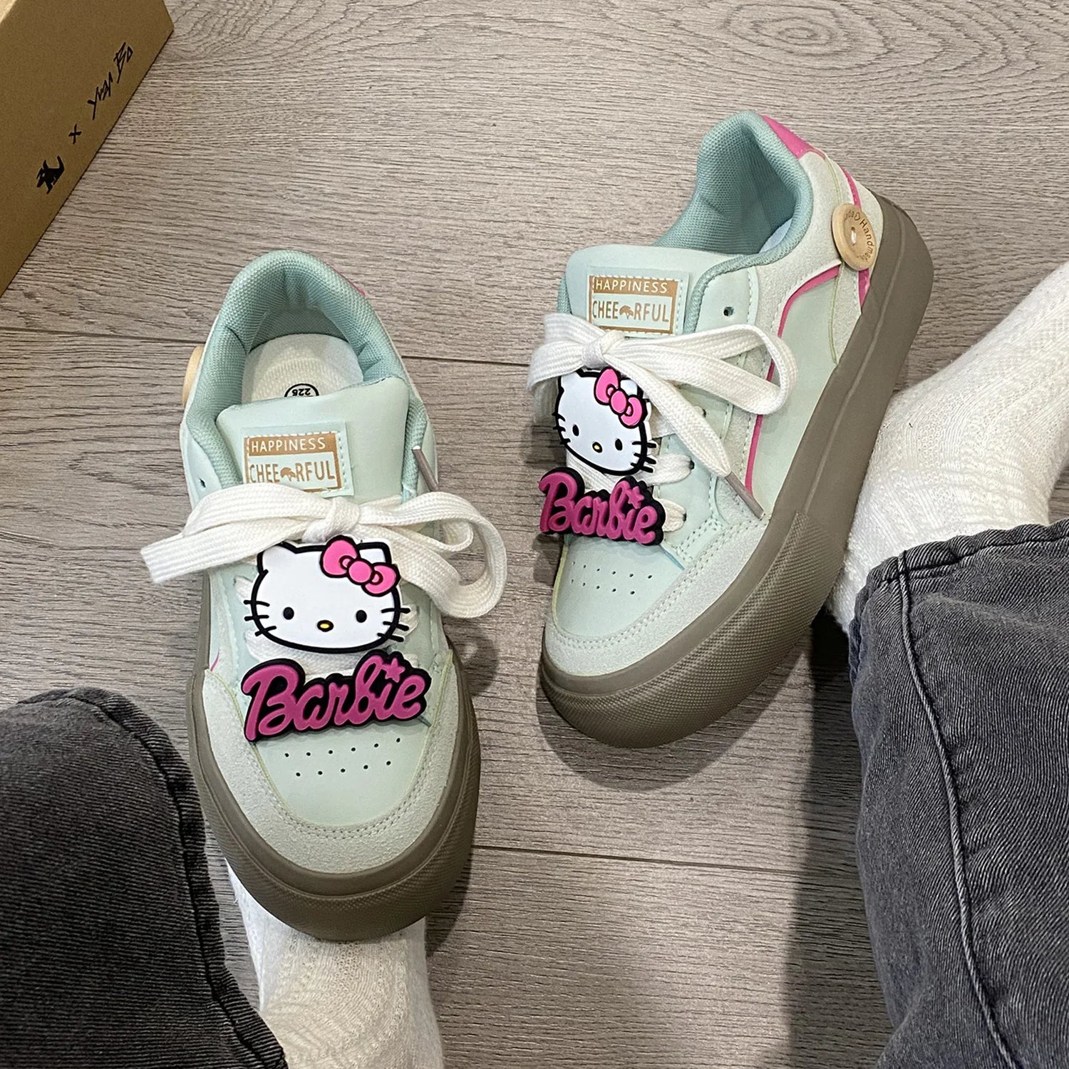 Hello Kitty Kawaii Platform Sneakers for Women ATHLEXES