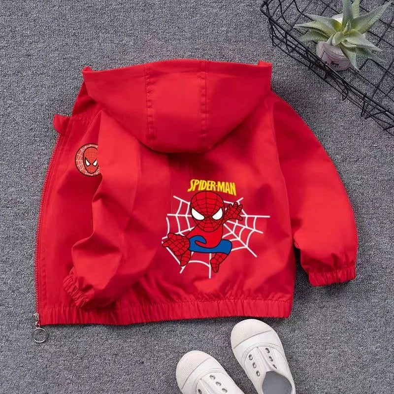 Spider-Man Boys Hooded Jacket for Kids ATHLEXES