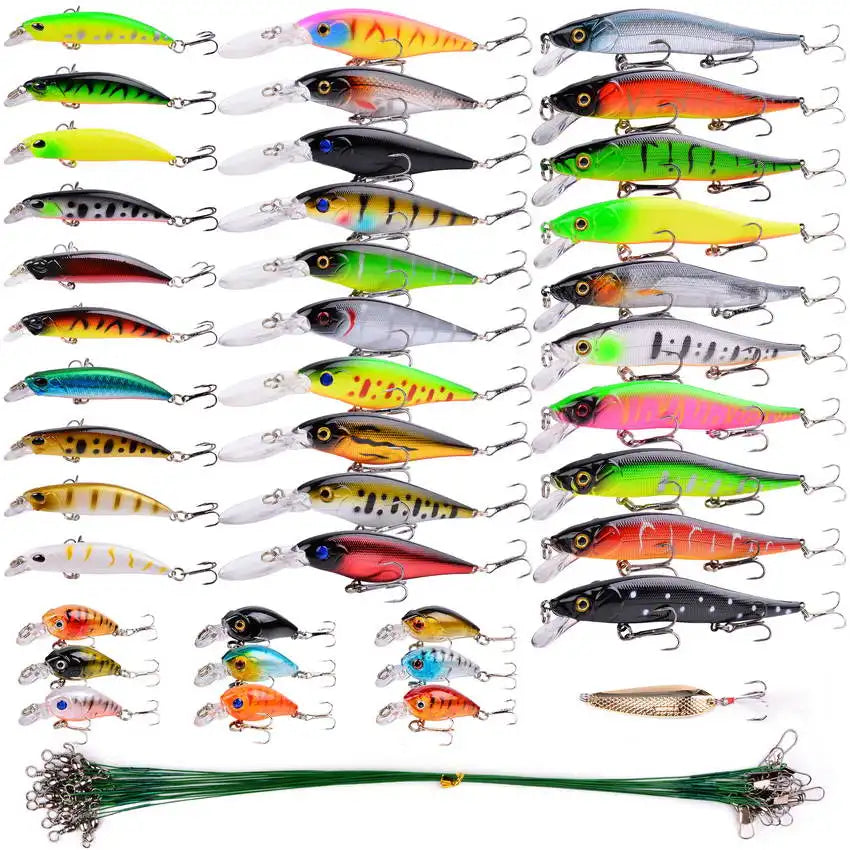 Elite Mixed Fishing Lure Kit - Crankbait & More ATHLEXES