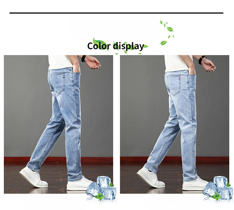 Classic Fit Men's Slim Stretch Denim Jeans ATHLEXES