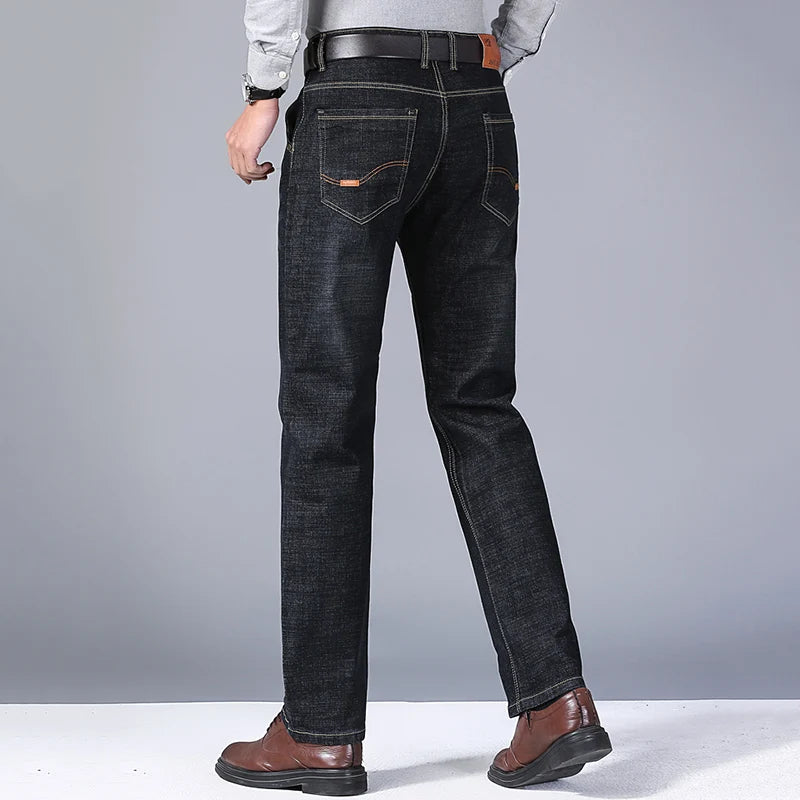 2024 Elite Stretch Loose Fit Denim Trousers for Men ATHLEXES