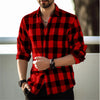 Plaid Luxe Lapel Cardigan for Men - Casual Elegance ATHLEXES