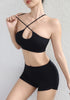 SculptFit Cross Back Yoga Sports Bra ATHLEXES