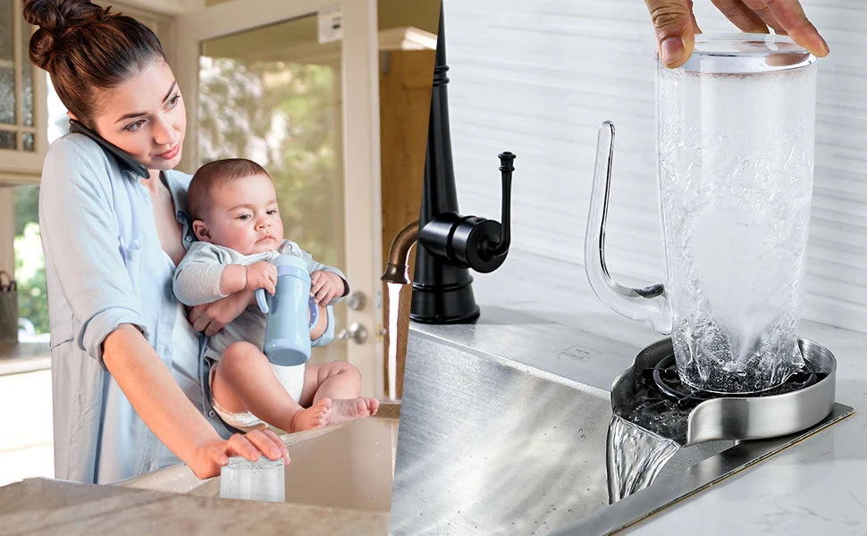 EcoClean Automatic Glass Cup Washer ATHLEXES