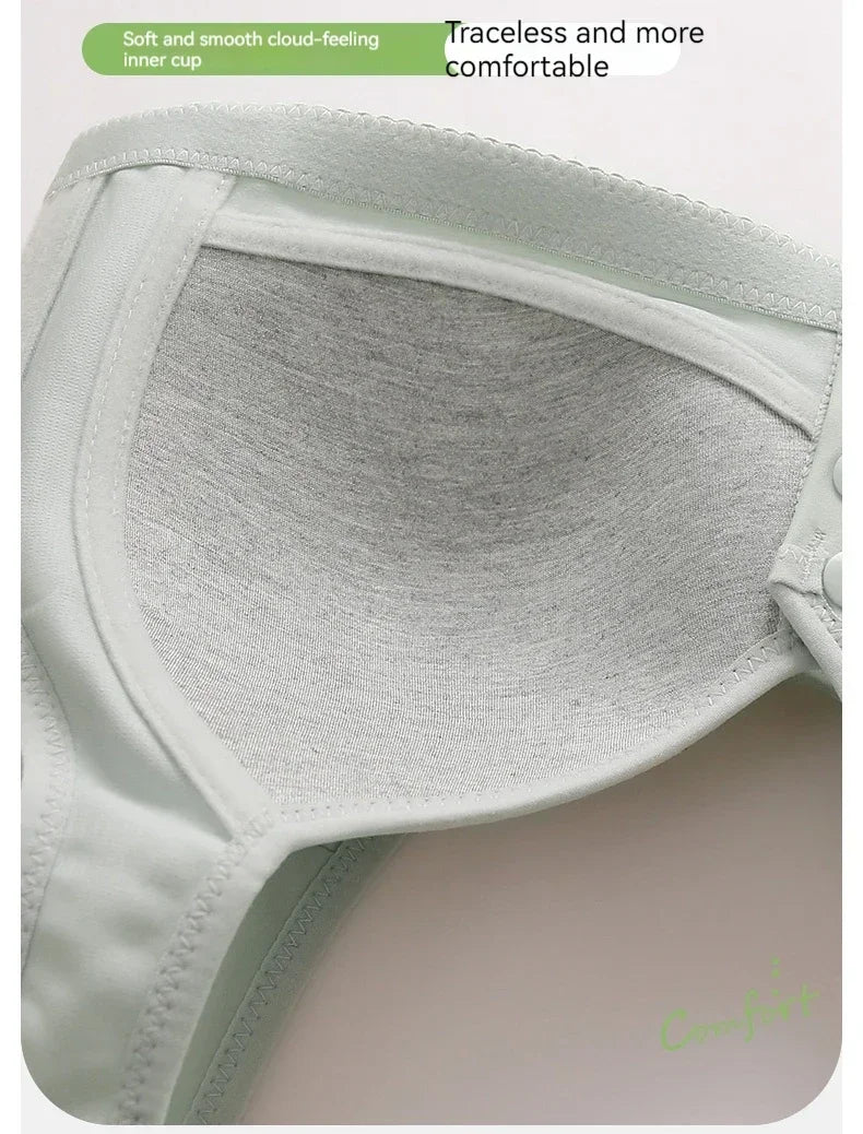 ComfortCurve Front Open Nursing Bra for Moms ATHLEXES