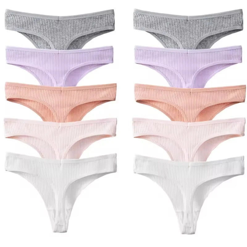 Cotton Comfort G-String Panties Set for Women ATHLEXES