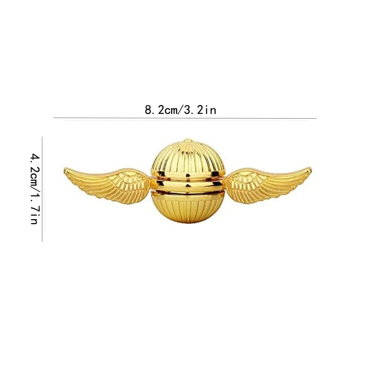 Golden Snitch Cupid Fidget Spinner Metal Toy ATHLEXES