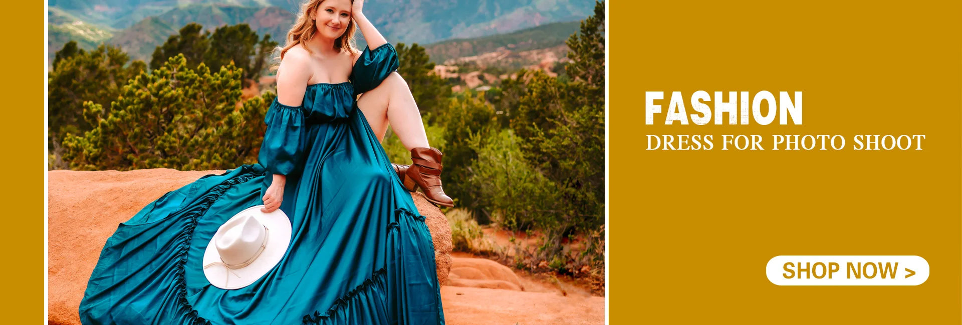 Boho Chic Maternity Photo Shoot Dress ATHLEXES