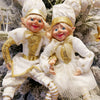 Elf Couple Plush Dolls: Festive Tree Ornaments ATHLEXES