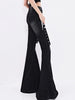 Luxe Y2K Lace Flare Jeans for Trendy Women ATHLEXES