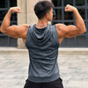 Hooded Cotton Gym Tank Top for Ultimate Fitness ATHLEXES
