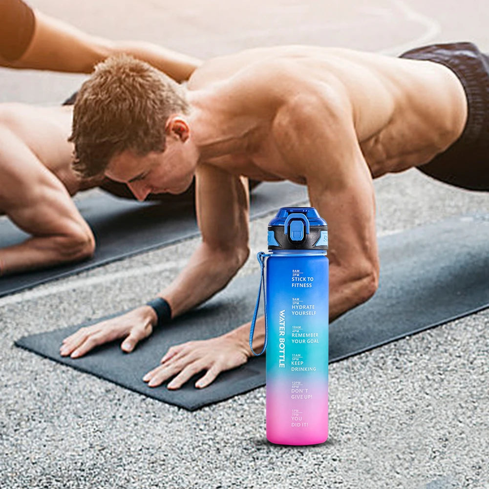 HydraMark 1L Gradient Time-Marker Water Bottle ATHLEXES