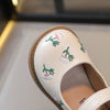 Princess Blossom Leather Mary Janes for Girls ATHLEXES