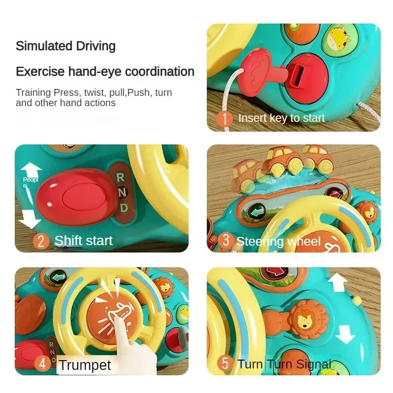 ToddlerDrive Electric Steering Wheel Toy ATHLEXES