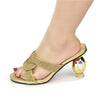 Italian Rhinestone Open Toe Party Pumps for Women ATHLEXES