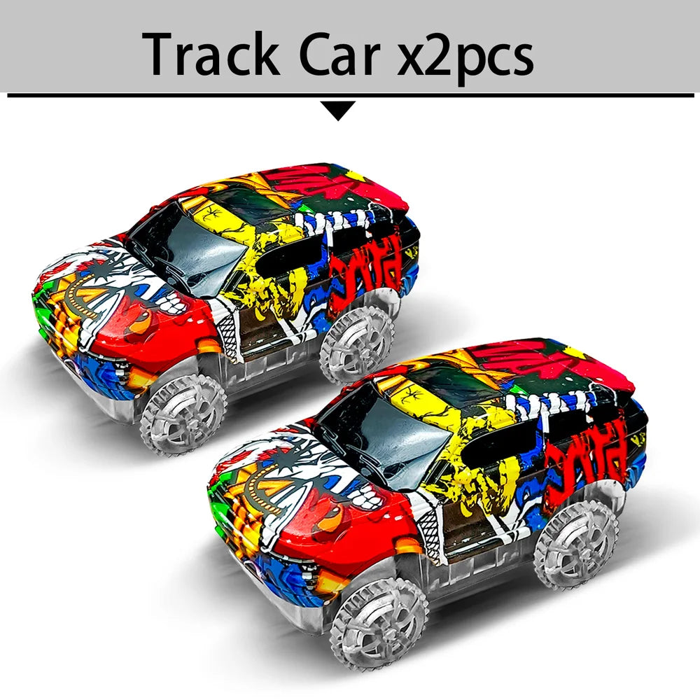 DinoTrack Electric Climbing Race Car Set for Kids ATHLEXES