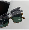 Leopard Green Square Sunglasses for Men ATHLEXES